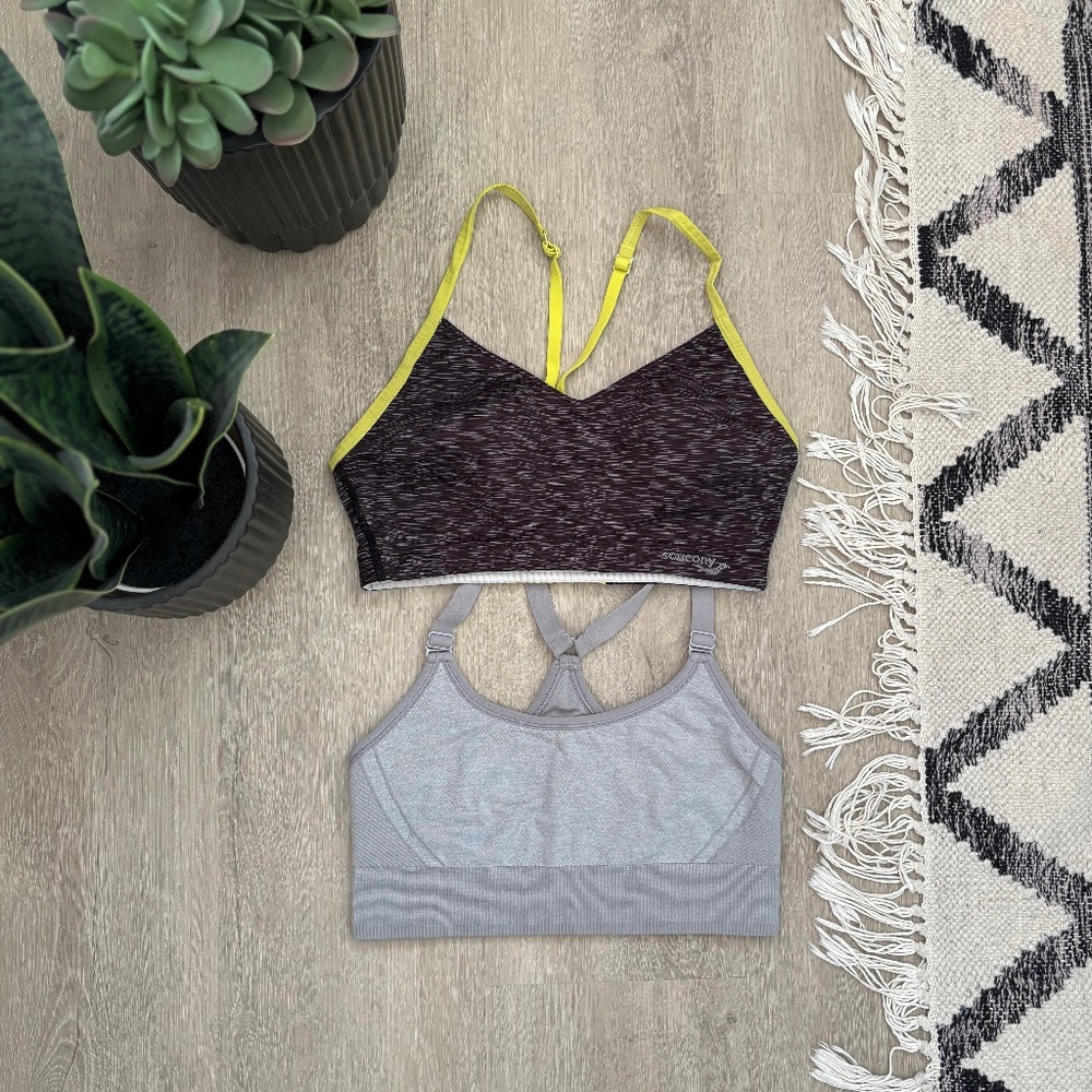 2 Sports Bras - All in Motion & Saucony